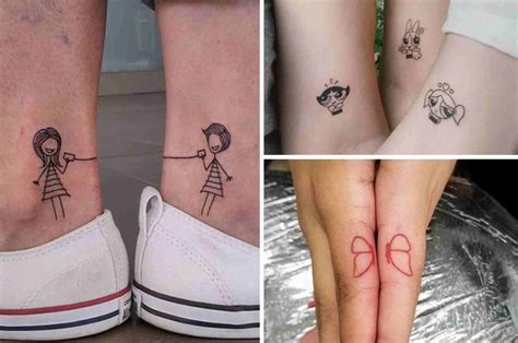 tatouage soeur original|20 idées de tatouage frère et sœur pour sceller votre lien